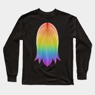 Simple Rainbow Hair Long Sleeve T-Shirt